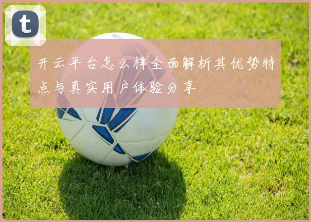 开云平台怎么样全面解析其优势特点与真实用户体验分享